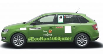 EcoRun 1000 jezer, po 10 letech na startu i česká posádka Návrh grafiky auta pro EcoRun 1000 jezer