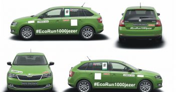 EcoRun 1000 jezer, po 10 letech na startu i česká posádka Škoda Rapid Spaceback pro EcoRun 1000 jezer