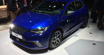 SEAT Ibiza 1,0 TGI (CNG) a nový SEAT Arona – IAA Frankfurt 2017 SEAT Ibiza 1,0 TGI (CNG) - zepředu