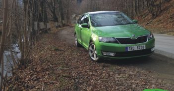 Škoda Rapid 1,2 TSI 77 kW šestikvalt, skutečná spotřeba Škoda Rapid TSI zepředu