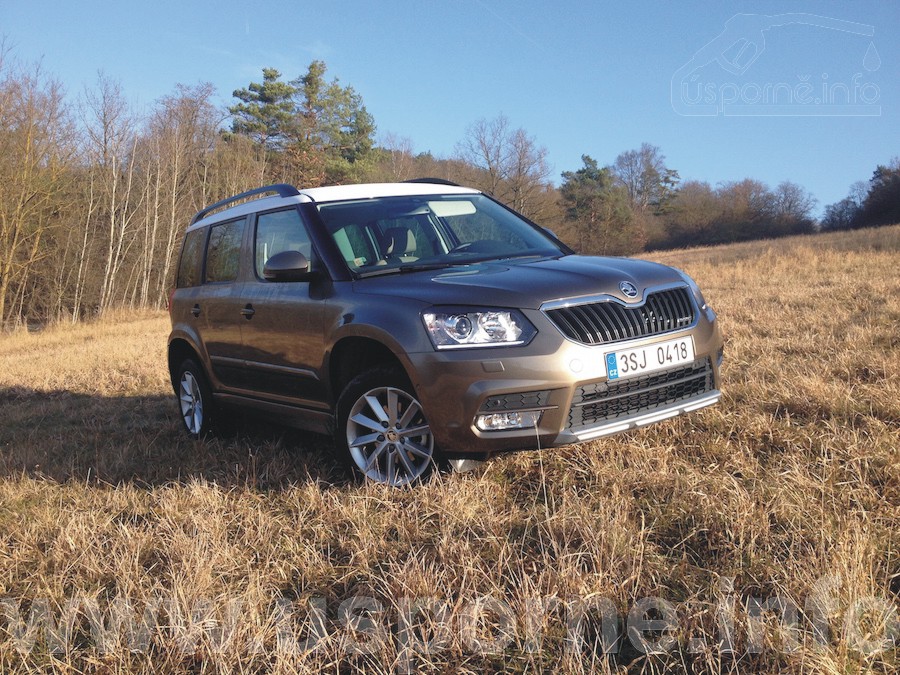 Škoda Yeti GreenLine - foto zepředu