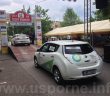 Nissan Leaf na společném startu New Energies Rallye Český Krumlov