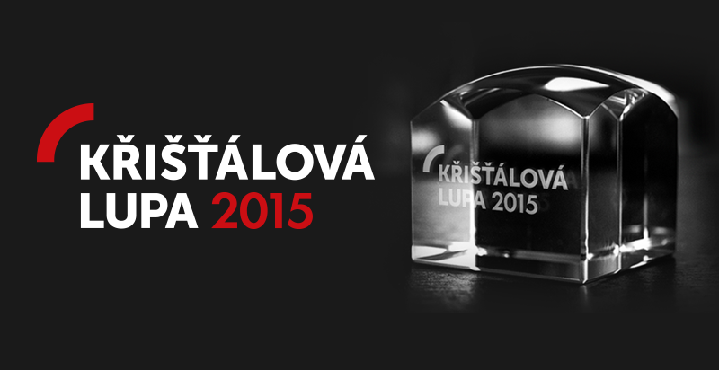 Logo KŘIŠŤÁLOVÁ LUPA 2015