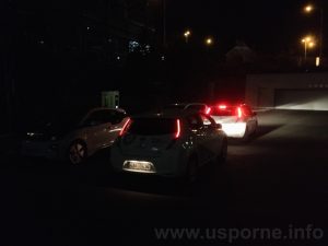 Standardní situace u rychlodobíjecí stanice ČEZ v Praze