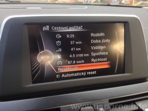 BMW 216d Active Tourer - spotřeba - testovací okruh