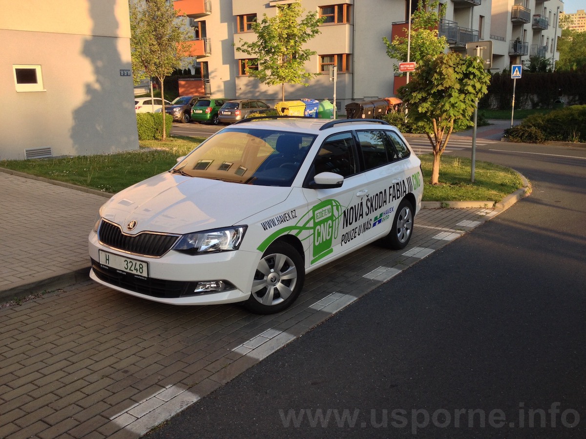 Škoda Fabia Combi CNG 1,0 MPI 50 kW - zepředu