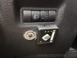 Škoda Fabia Combi CNG - palivoměr