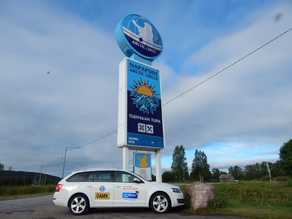 Polární kruh ve Finsku a Škoda Octavia 1,6 TDI 77 kW