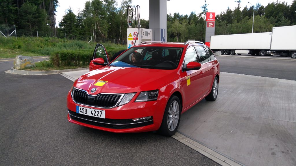 Škoda Octavia Combi G-Tec tankuje CNG, 9 Křížů