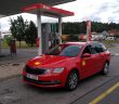 Škoda Octavia G-Tec tankuje CNG, Vystrkov