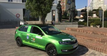 EcoRun 1000 jezer, po 10 letech na startu i česká posádka Škoda Rapid na EcoRun 1000 jezer - Muzeum Škoda Mladá Boleslav
