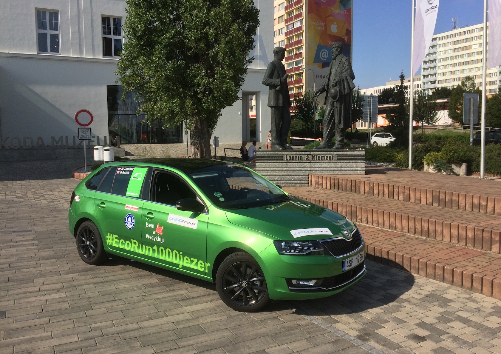 Škoda Rapid na EcoRun 1000 jezer - Muzeum Škoda Mladá Boleslav