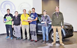 Vítězná trojice ve skupině CNG na Škoda Economy Run 2017