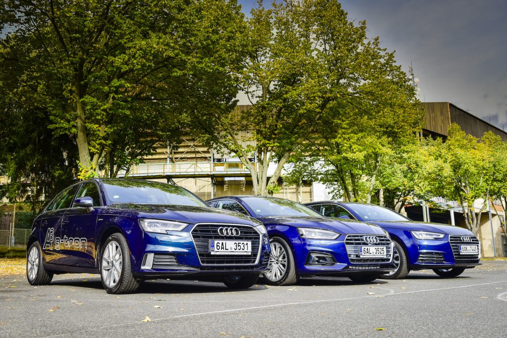 Audi g-tron společne A3, A4 i A5