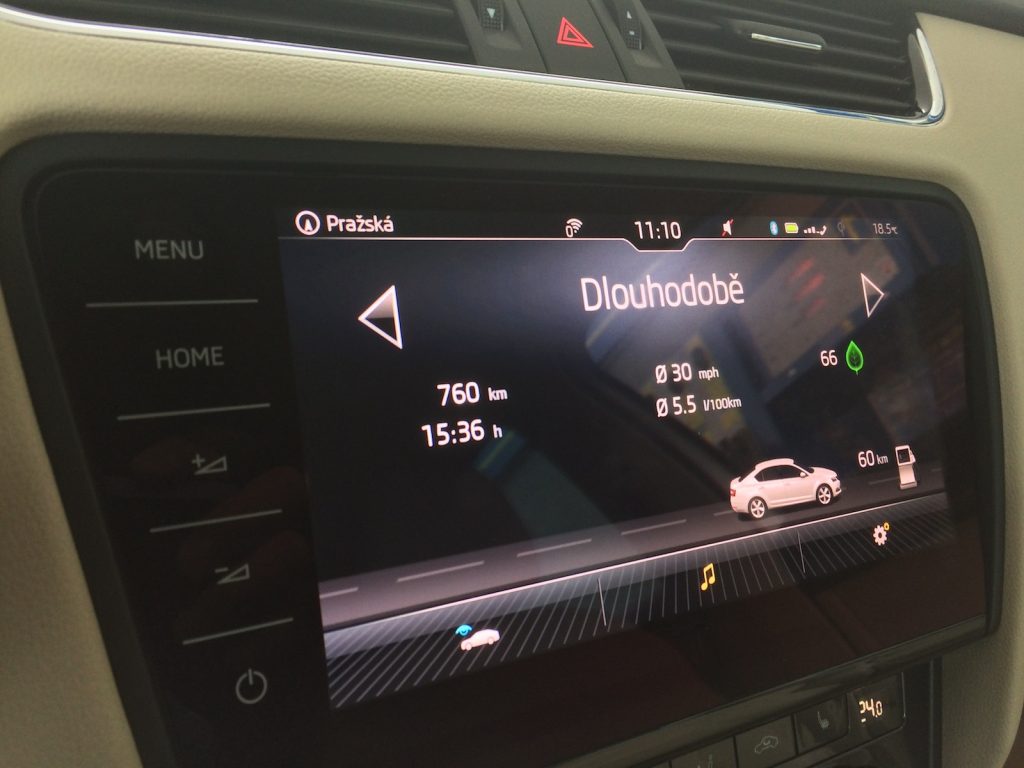 Škoda Octavia 1,0 TSI 85 kW – skutečná spotřeba