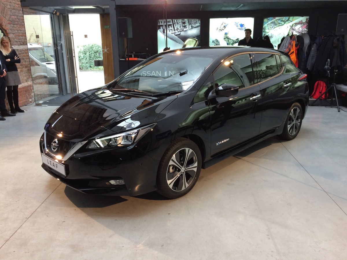 Nový Nissan Leaf 2018 - zepředu