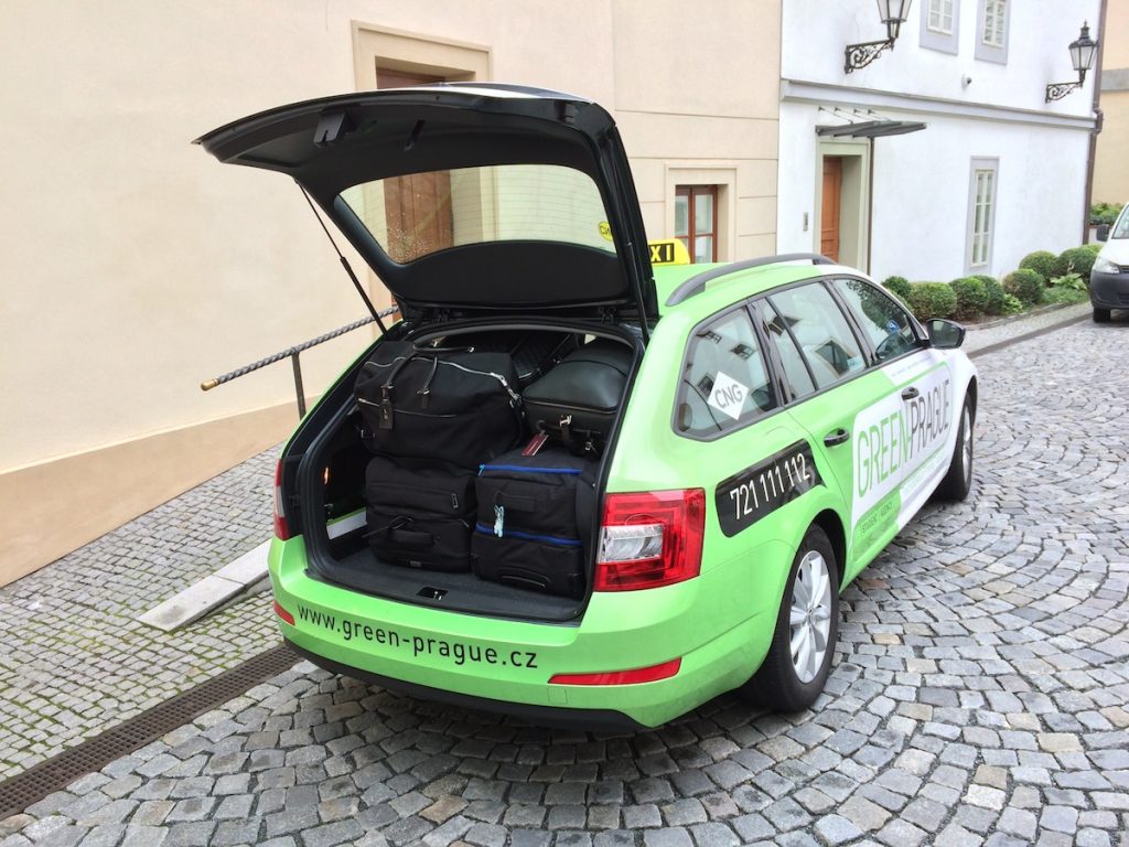 Plně naložená Škoda Octavia G-TEC (extrémní test CNG)