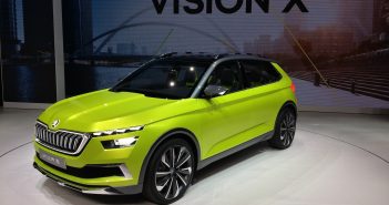 Škoda Vision X, CNG hybrid s pohonem 4×4 – Ženeva 2018 Škoda Vision X - CNG hybrid s pohonem 4x4 - zepředu