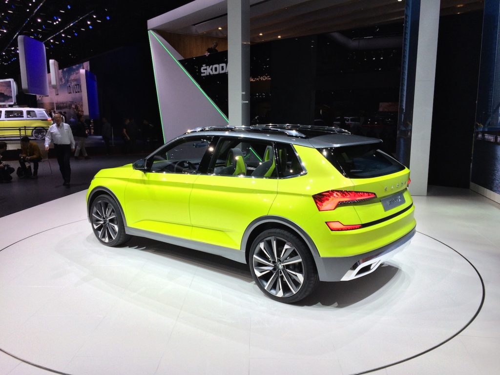 Škoda Vision X - CNG hybrid s pohonem 4x4 - zezadu