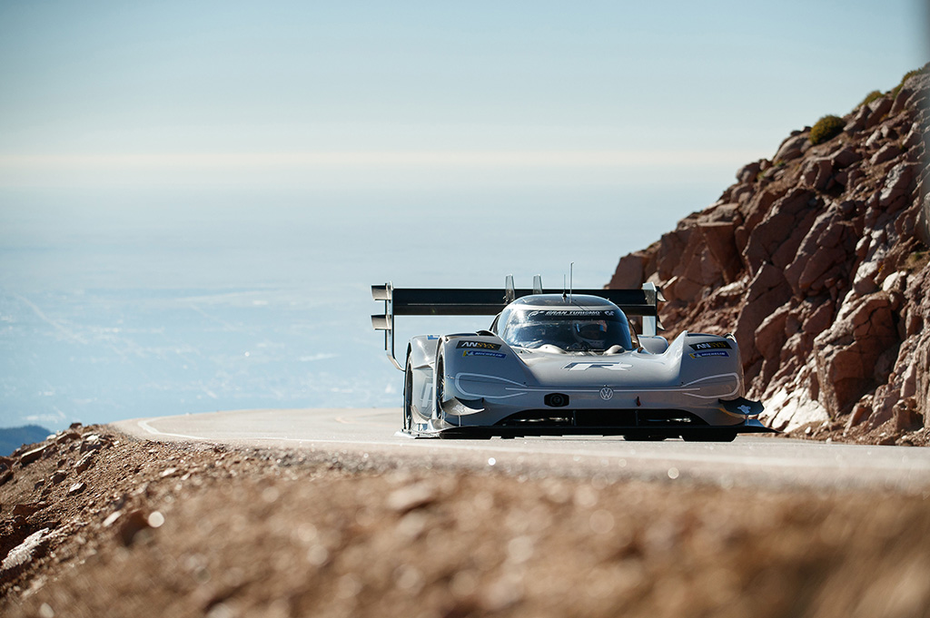 Volkswagen I.D. R na trati Pikes Peak