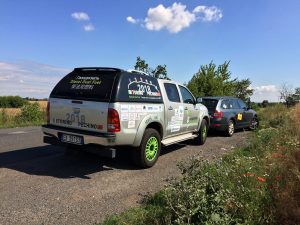 Toyota Hilux a Škoda Octavia G-TEC