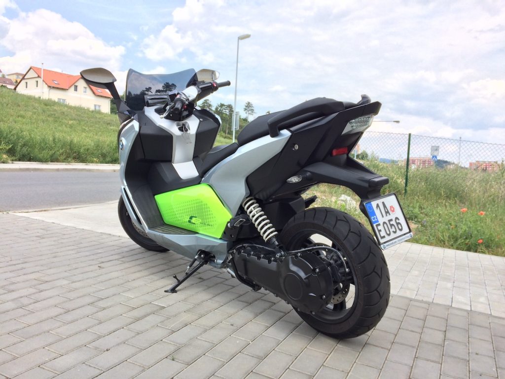 BMW C-evolution zezadu