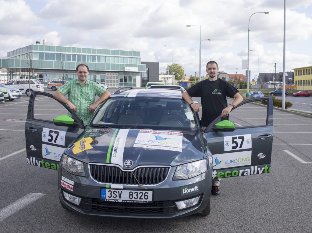 #EcoRallyTeamCZ ve složení Marek Tomíšek - Miroslav Tomíšek, Škoda Auto, Economy Run 2018, spotřeba