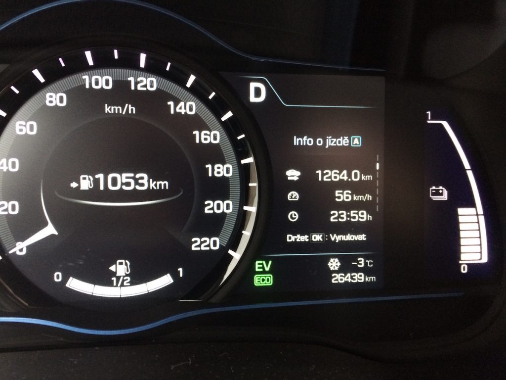 Hyundai Ioniq Hybrid - 1240 km