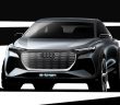 Audi Q4 e-tron concept - Ženeva 2019 - zepředu