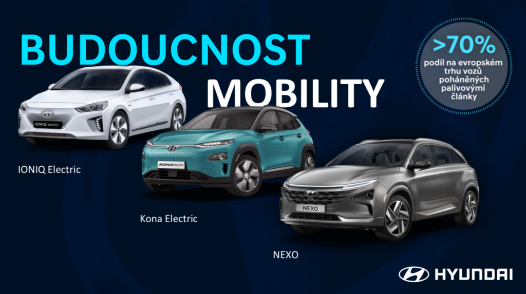 Hyundai Ioniq, Kona a Nexo - budoucnost mobility