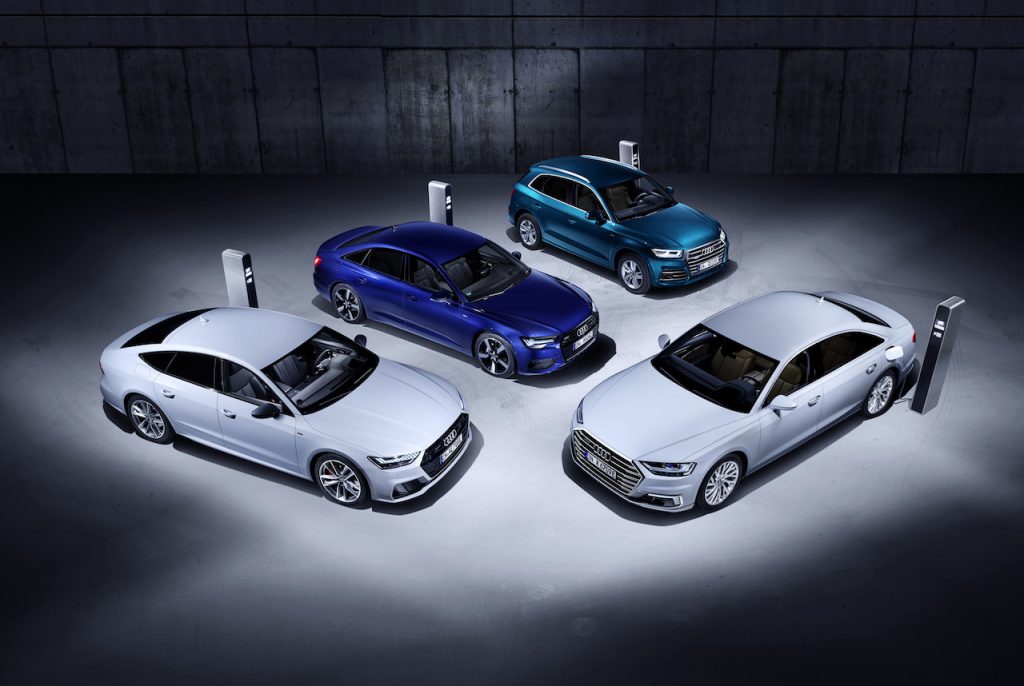 Audi Q5, A6, A7 a A8, všechny plug-in hybrid