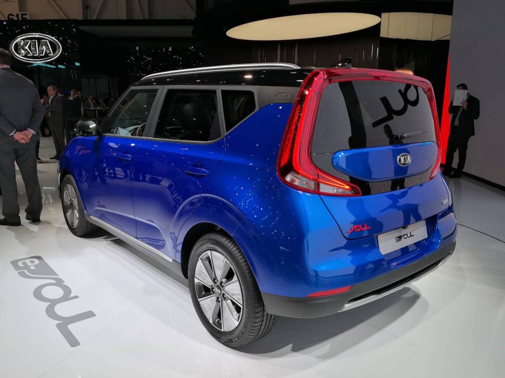 Nová Kia e-Soul - zezadu