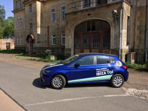 SEAT Ibiza 1,0 TGI 66 kW na CNG - z boku
