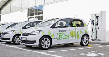 Škoda startuje eMobilitu, Citigo e-Pilot a rychlodobíjecí stanice Elektrická Škoda CitiGo e-Pilot elektromobil, foto: Škoda Auto