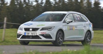 Český pohár vyhrál na Czech New Energies Rallye SEAT 8. Czech New Energies Rallye SEAT Leon ST TGI Evo