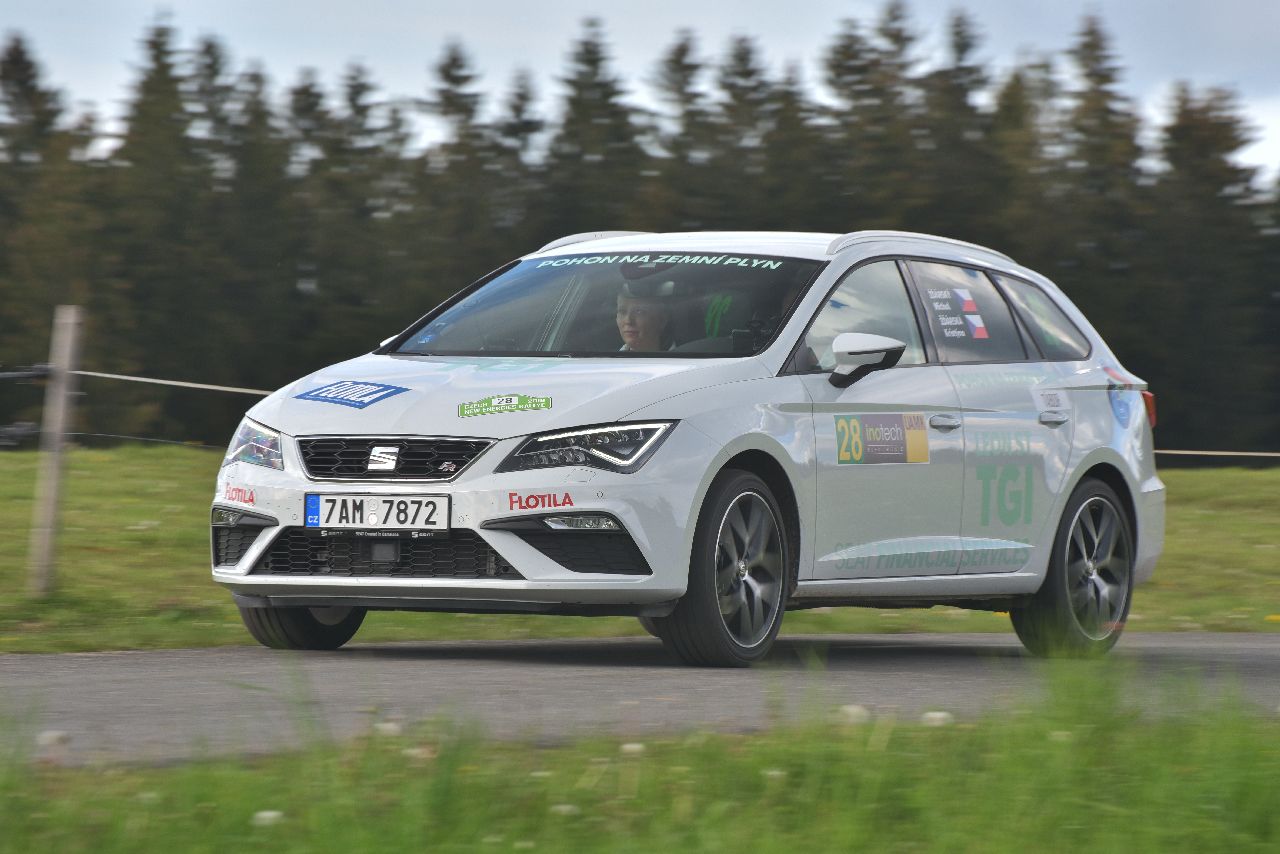 8. Czech New Energies Rallye SEAT Leon ST TGI Evo