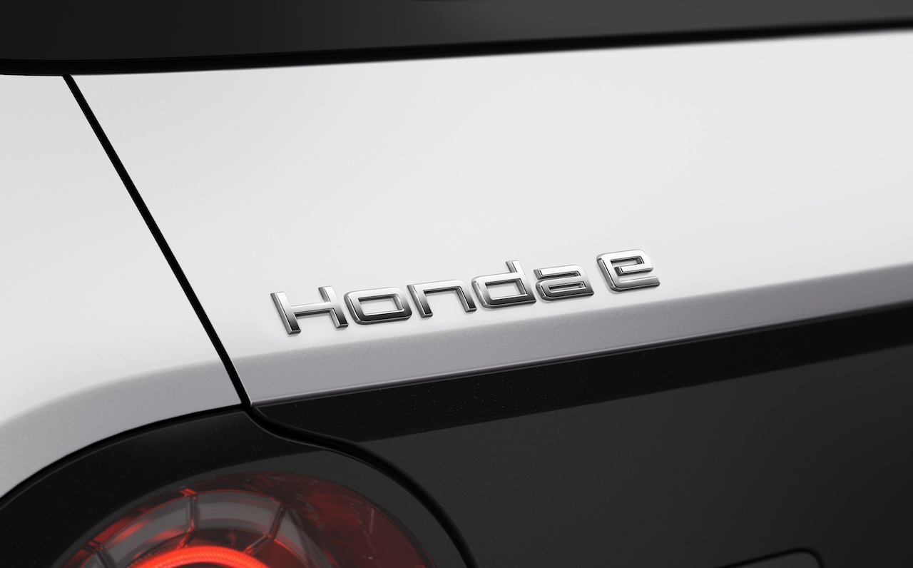 Honda e - zadní logo