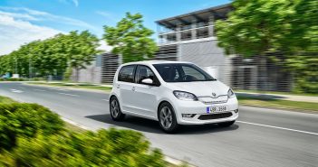 Škoda Citigo e iV – první elektromobil s okřídleným šípem Škoda Citigo e iV - zepředu