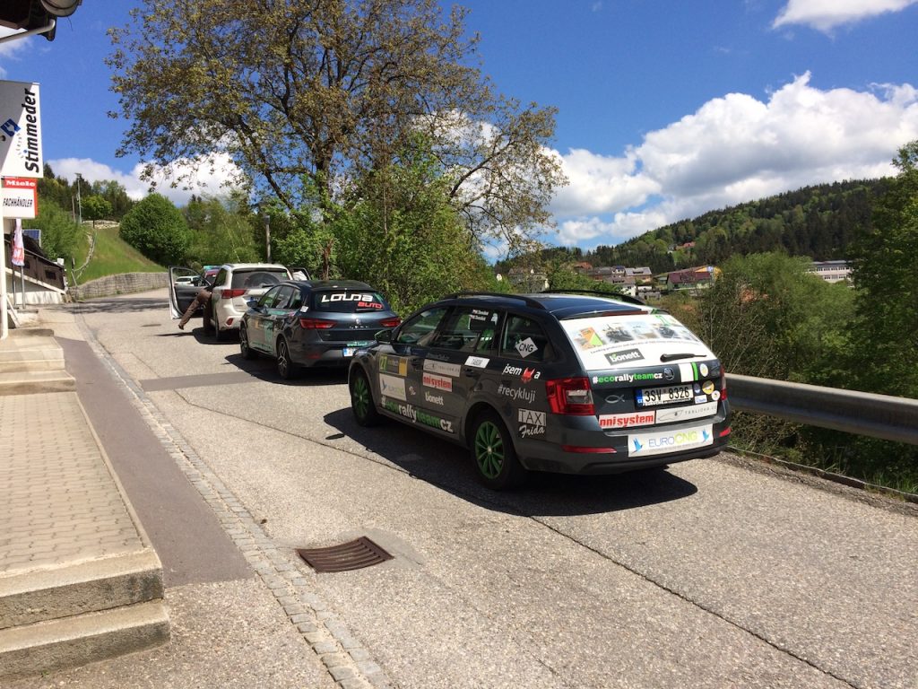 Start do RS12 - Bonett #EcoRallyTeamCZ