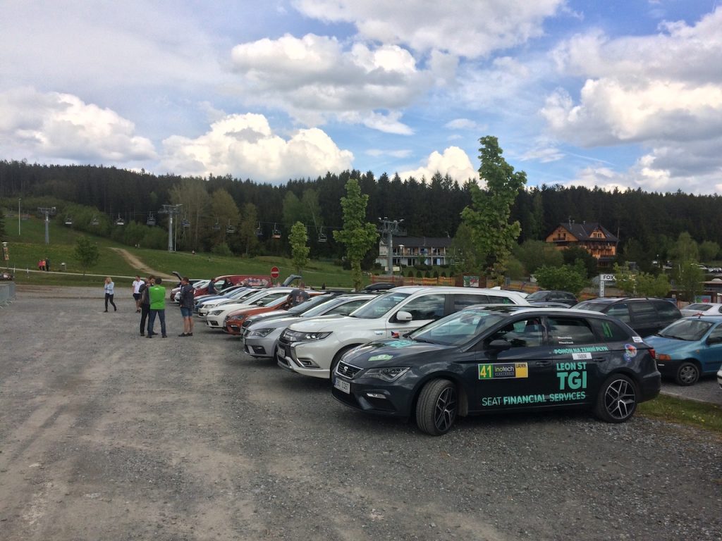 Vozy startující v poháru Česká Trophy v ECO Rally - Lipno