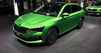 Škoda Scala a Kamiq G-TEC měly premiéru ve Frankfurtu Škoda Scala G-TEC - CNG - zepředu