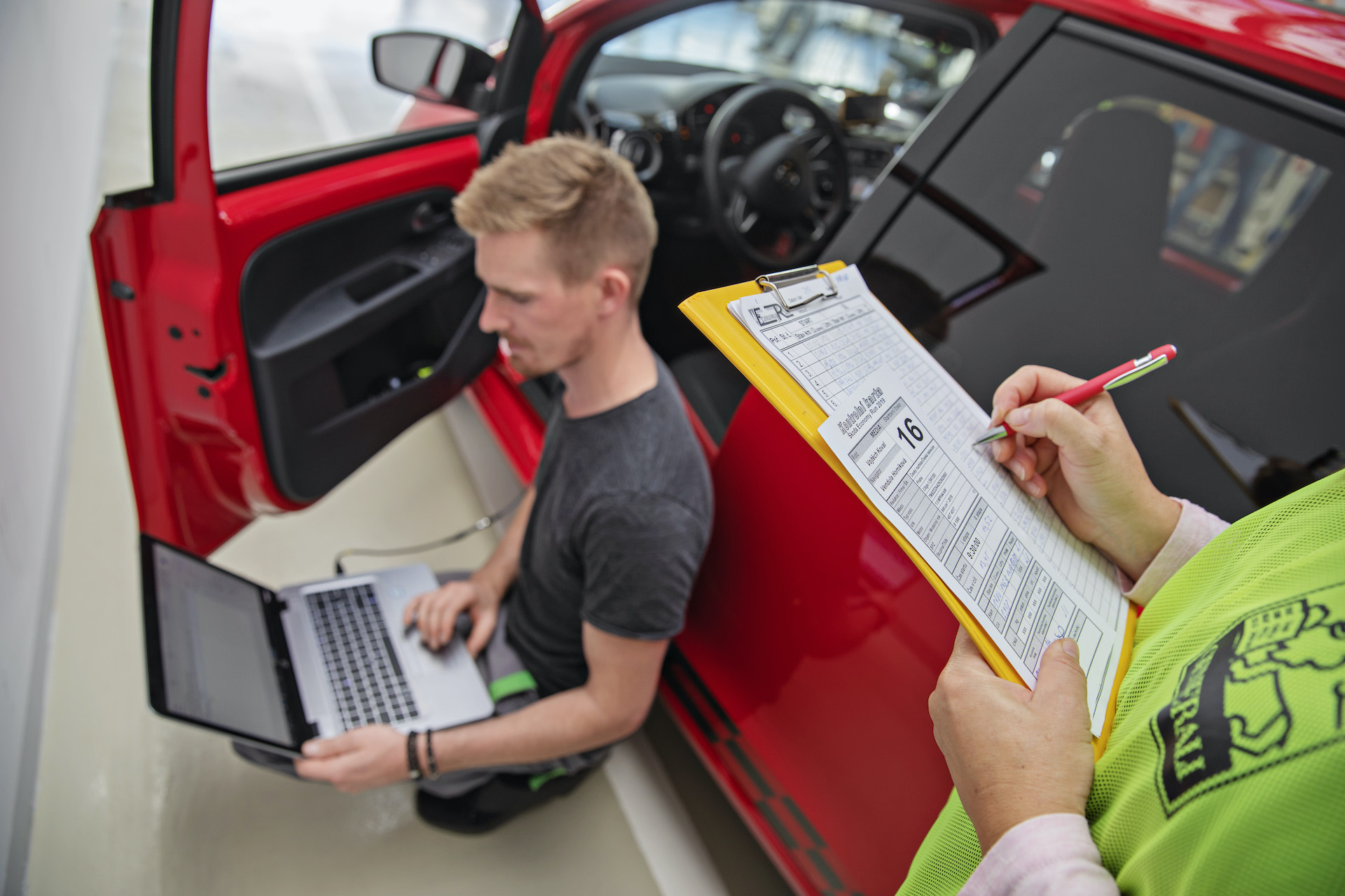 Měření spotřeby na Škoda Economy Run