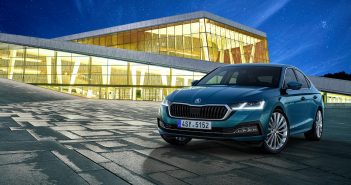 Nová Škoda Octavia bude jezdit na CNG i elektřinu Nová Škoda Octavia liftback - zepředu