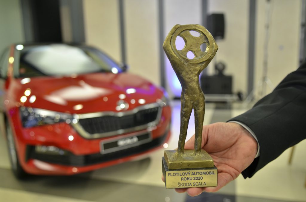 Trofej Flotilové auto roku 2020 pro vůz Škoda Scala