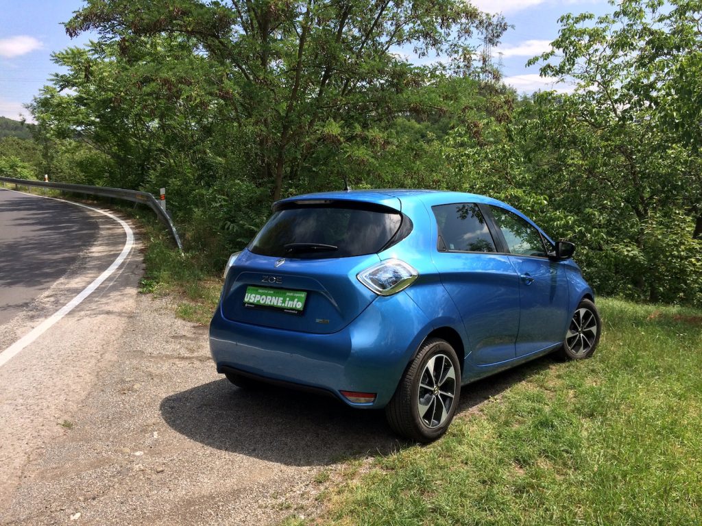 Renault ZOE R110 - pohled zezadu