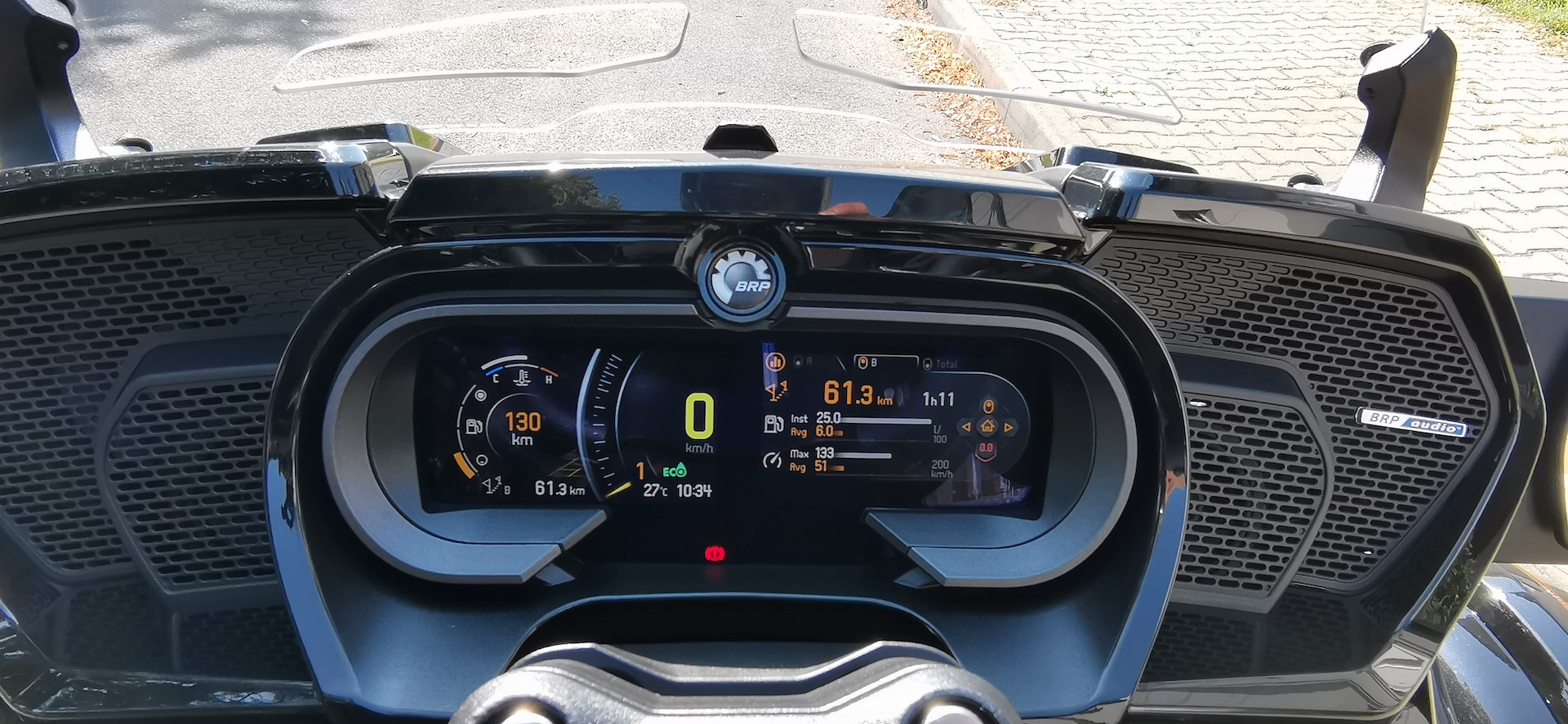 Cam-Am Spyder F3-LTD ACE 1330, spotřeba