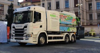 Pražské vodovody a kanalizace provozují unikátní vozidlo Scania na BioCNG Scania na bioCNG - Praha