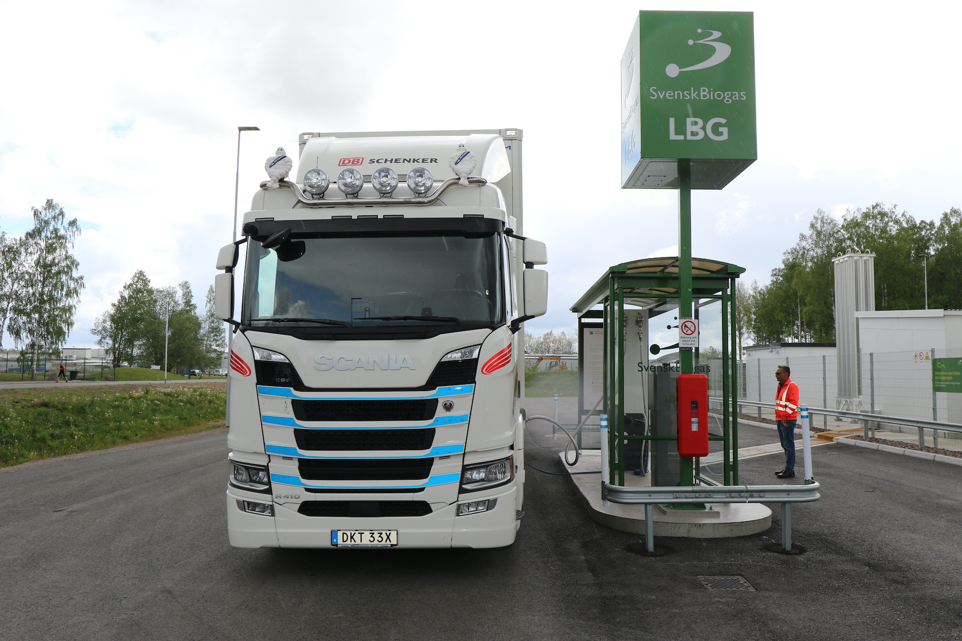 Scania R410 na bio-LNG (bioplyn)