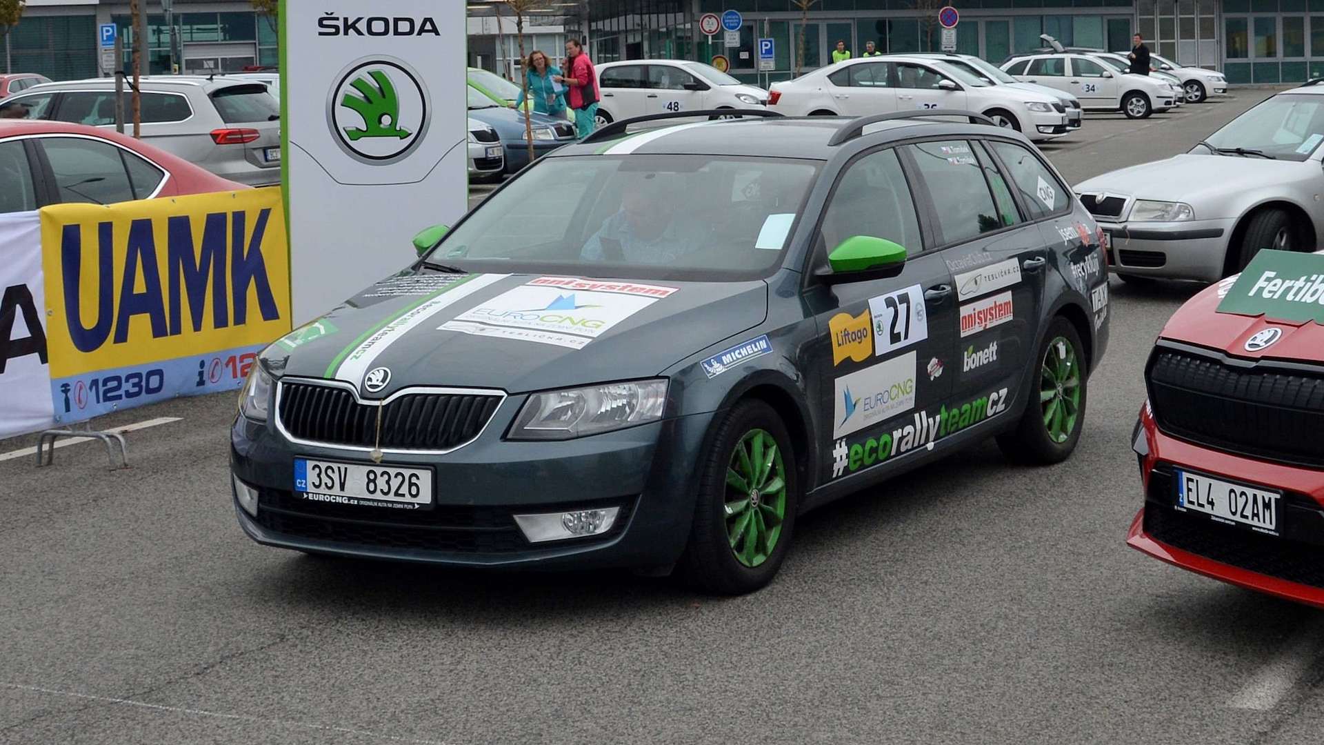 Škoda Octavia Combi G-TEC #EcoRallyTeamCZ