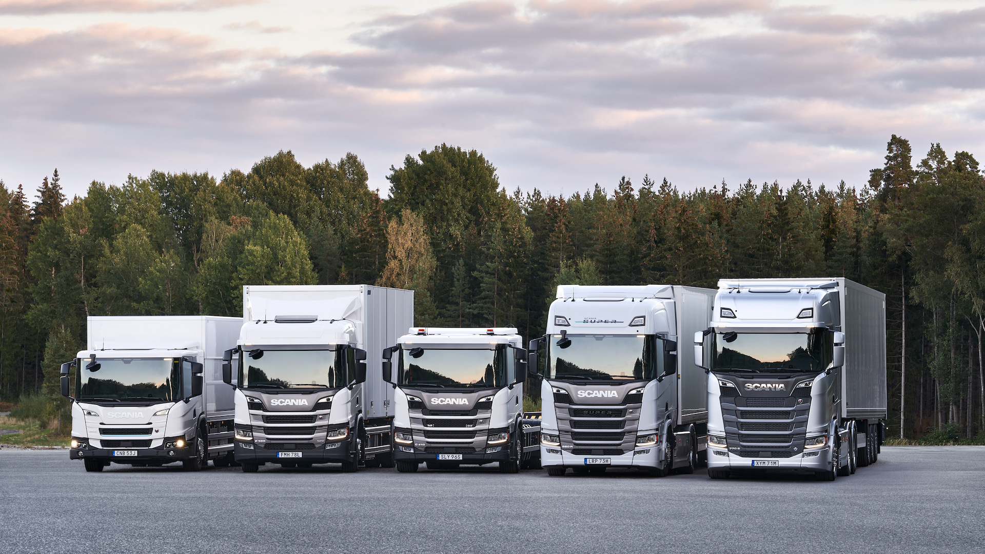 Elektrifikované nákladní vozy Scania